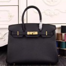 Hermes Birkin 30cm 35cm Bag In Black Epsom Leather HT00816