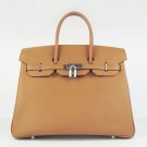 Hermes Birkin 30cm 35cm Bag In Brown Togo Leather HT00847