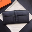 Hermes Black Epsom Jige Elan 29 Clutch HT00620