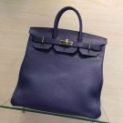 Hermes Blue Haut a Courroies HAC Birkin 40cm Bag HT00554