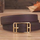 Hermes Chocolate Cape Cod 32 Reversible Belt HT00067