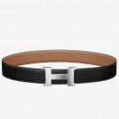 Hermes Constance Belt Buckle &amp; Brown Clemence 38 MM Strap HT01244