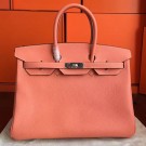 Hermes Crevette Clemence Birkin 40cm Handmade Bag HT00321