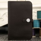 Hermes Dogon Combine Wallet In Chocolate Leather HT00569