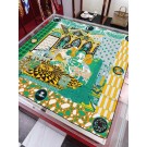 Hermes Green Etude pour une Parure de Gala Scarf HT00257