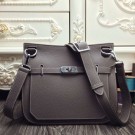 Hermes Grey Large Jypsiere 34cm Bag HT01088