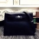 Hermes Kelly Danse Bag In Black Swift Leather HT01339