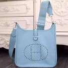 Hermes Light Blue Evelyne III PM Bag HT00148