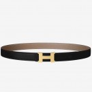 Hermes Mini Constance Belt Buckle &amp; Taupe Epsom 24 MM Strap HT00819