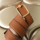 Hermes Oscar Buckle 40 MM Belt Brown Reversible Leather HT00503