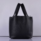 Hermes Picotin Lock Bag In Black Leather HT01006