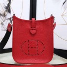 Hermes Red Evelyne II TPM Messenger Bag HT00512