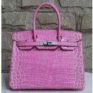 Hermes Rose Pink Birkin 30cm Silver Hardware Bag HT20020 