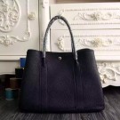 Hermes Small Garden Party 30cm Tote In Black Leather HT01268