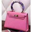 Hermes So Pink Box Kelly Retourne 28cm Handmade Bag HT01353