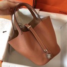 High Quality Hermes Gold Picotin Lock PM 18cm Handmade Bag HT00268