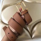 Imitation Hermes Lennox 40 MM Belt In Brown Epsom Leather HT01200