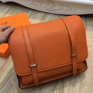 Imitation Hermes Orange Steve 35 Messenger Bag HT00099