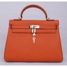 Knockoff AAAAA Hermes Brown Box Kelly Retourne 28cm Handmade Bag HT00132