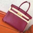 Knockoff Hermes Ruby Epsom Birkin 30cm Handmade Bag HT01279