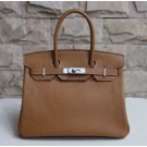 Replica Fashion Hermes Birkin 30cm 35cm Bag In Camarel Crocodile Leather HT00204