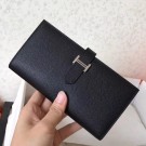 Replica Hermes Black Epsom Bearn Gusset Wallet HT00069