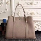 Replica Hermes Small Garden Party 30cm Tote In Grey Leather HT00089