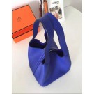 Replica Hermes So Kelly 22cm Bag In Jean Blue Leather HT00071