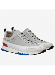 Best 1:1 Hermes Grey Rapid Sneakers HT00322