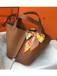 Best Quality Hermes So Kelly 22cm Bag In Rose Brown Leather HT01099