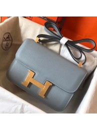 Best Replica Hermes Epsom Constance 24cm Blue Lin Handmade Bag HT00238