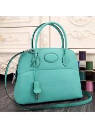 Copy Hermes Bolide Tote Bag In Turquoise Leather HT00315