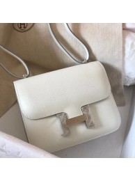 Fake Hermes Mini Constance 18cm White Epsom Bag HT00662