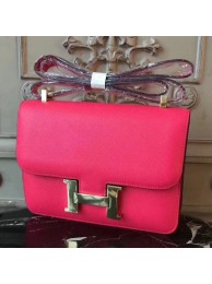 Fake Hermes Red Constance MM 24cm Epsom Leather Bag HT01109