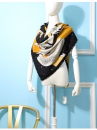 Fashion Hermes Black Rocabar Shawl 140cm HT01276