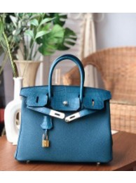 Fashion Hermes Herbag Zip PM 30cm Bag In Blue HT00082