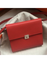 First-class Quality Hermes Red Clic 16 Wallet With Strap HT00447