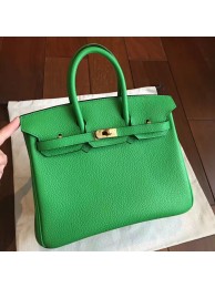 Hermes Bamboo Clemence Birkin 25cm Handmade Bag HT00383