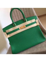 Hermes Bamboo Clemence Birkin 35cm Handmade Bag HT00695