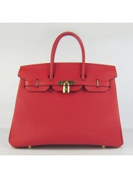 Hermes Birkin 30cm 35cm Bag In Red Togo Leather HT00787