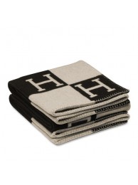 Hermes Black Avalon Blanket HT01299