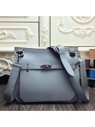 Hermes Blue Lin Medium Jypsiere 31cm Bag HT00156