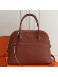 Hermes Bolide 31cm Bag In Brown Swift Leather HT00970