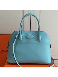 Hermes Bolide 31cm Bag In Celeste Swift Leather HT00356