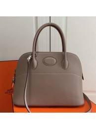 Hermes Bolide 31cm Bag In Grey Swift Leather HT00785
