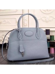 Hermes Bolide Tote Bag In Lake Blue Leather HT00421