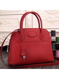 Hermes Bolide Tote Bag In Red Leather HT00166