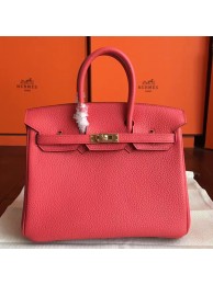 Hermes Bougainvillier Clemence Birkin 25cm Handmade Bag HT00606
