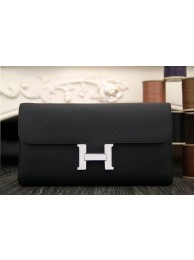 Hermes Constance Wallet In Black Epsom Leather HT00003