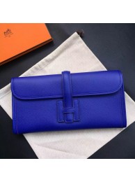 Hermes Electric Blue Epsom Jige Elan 29 Clutch HT00631